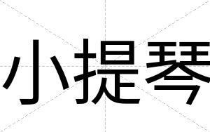 小提琴