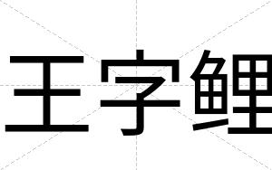 王字鲤