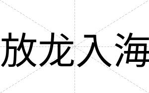 放龙入海