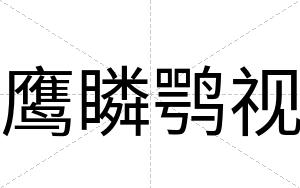 鹰瞵鹗视