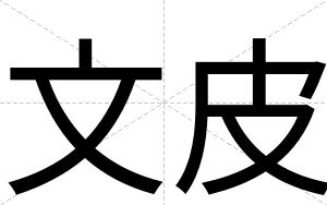 文皮