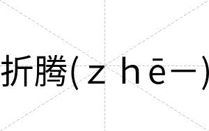 折腾(ｚｈē－)