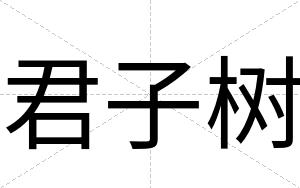 君子树