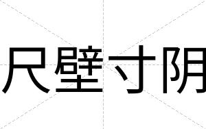 尺壁寸阴