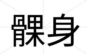 髁身
