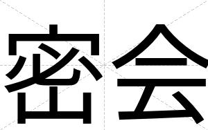 密会