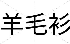 羊毛衫