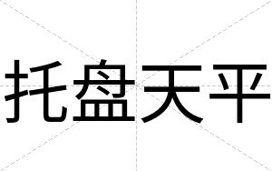 托盘天平