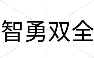 智勇双全