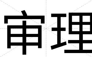 审理