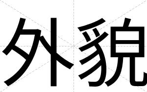 外貌