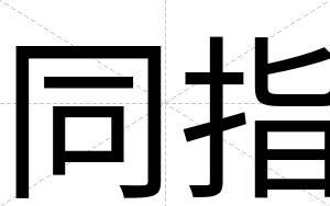 同指