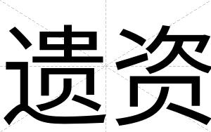 遗资