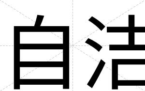 自洁