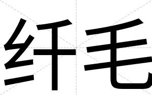 纤毛