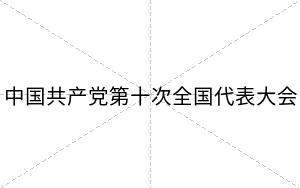 中国共产党第十次全国代表大会