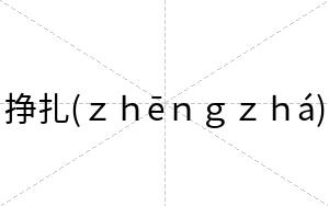 挣扎(ｚｈēｎｇｚｈá)