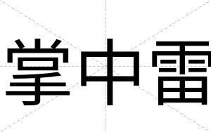 掌中雷