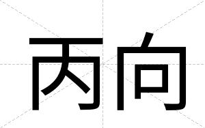 丙向