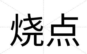 烧点