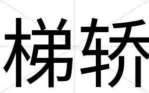 梯轿