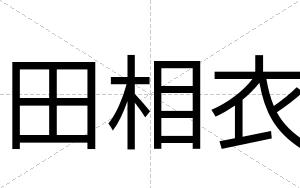 田相衣