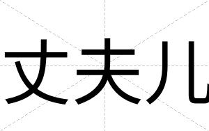 丈夫儿