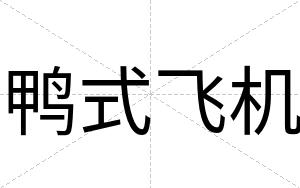 鸭式飞机